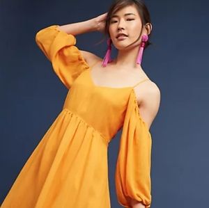 NWT Anthropologie, Collette Open Shoulder dress XL